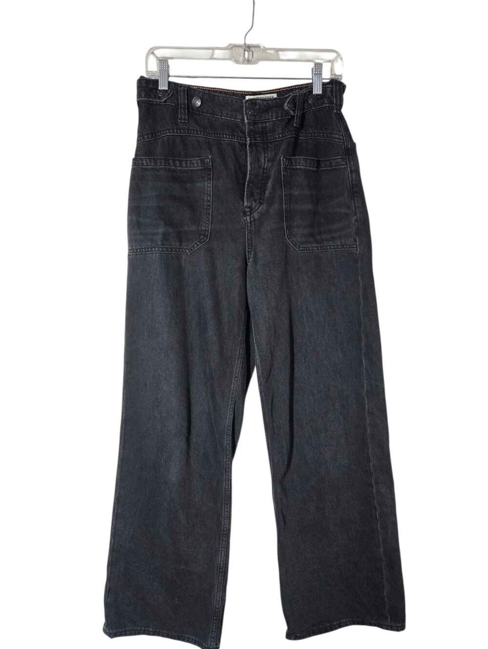Free People We The Free Palmer Cuffed Baggy Jean Cotton Relaxed Wide-Leg - Picture 4 of 16